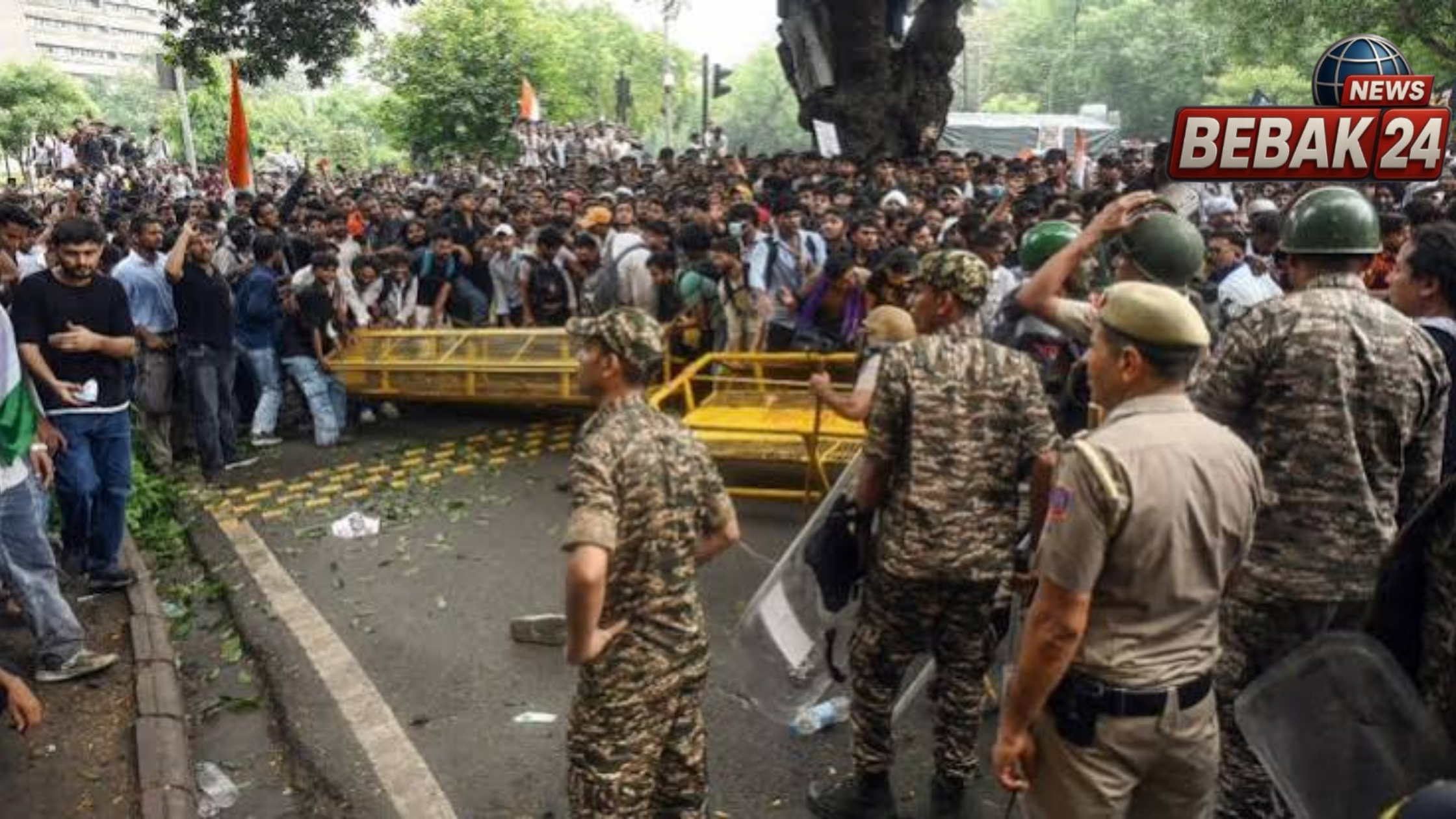 सीजेपी प्रदर्शन से पहले दिल्ली की सीमाएं सील, कीलें-बैरिकेड लगाकर जांच