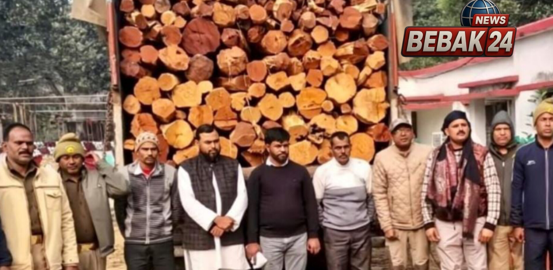 वन विभाग की बड़ी कार्रवाई: 10 टन खैर लकड़ी जब्त, अंतरराज्यीय रैकेट का भंडाफोड़