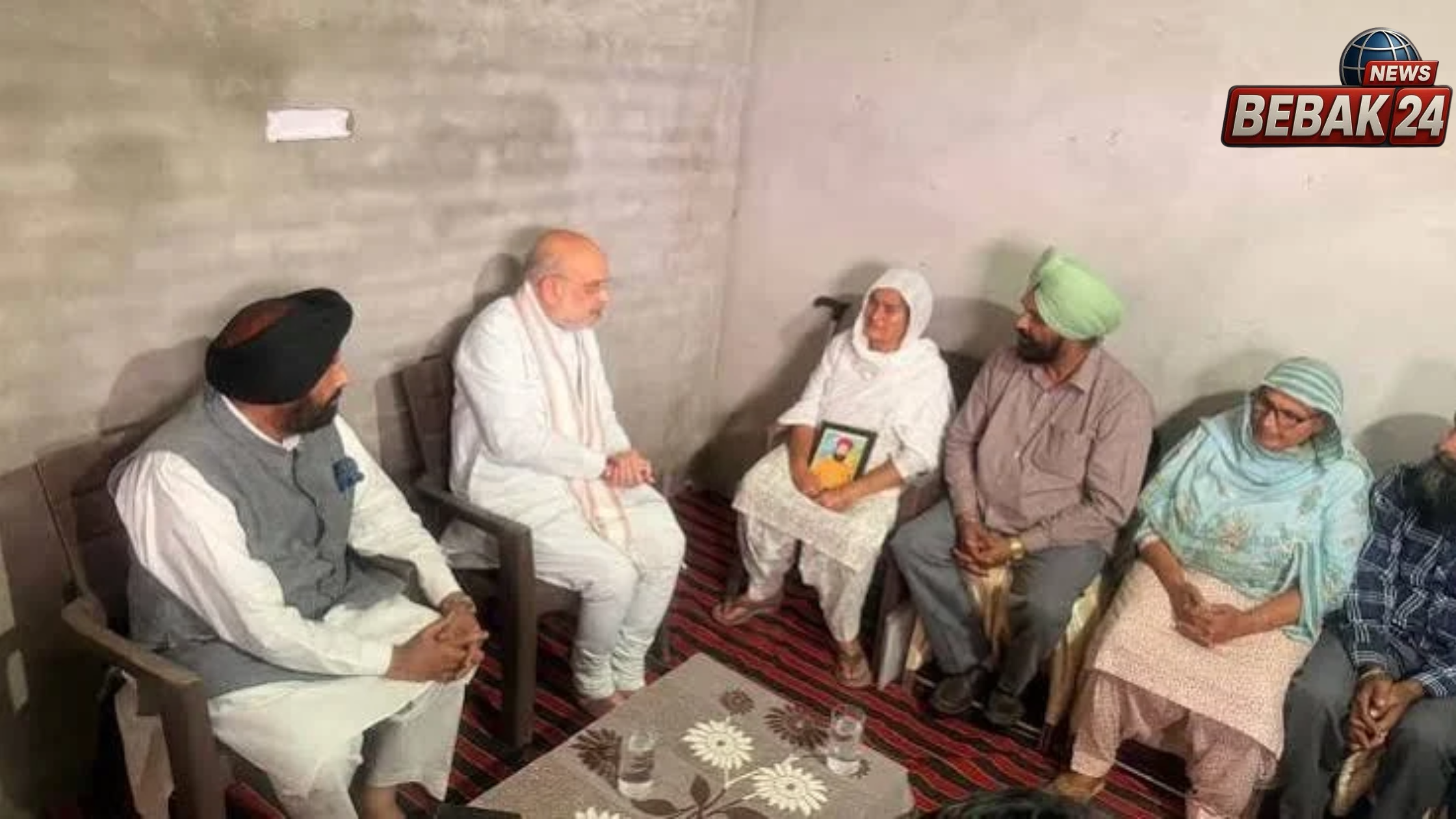 अमित शाह ने विक्रमजीत के परिवार से की मुलाकात, सीबीआई जांच का भरोसा