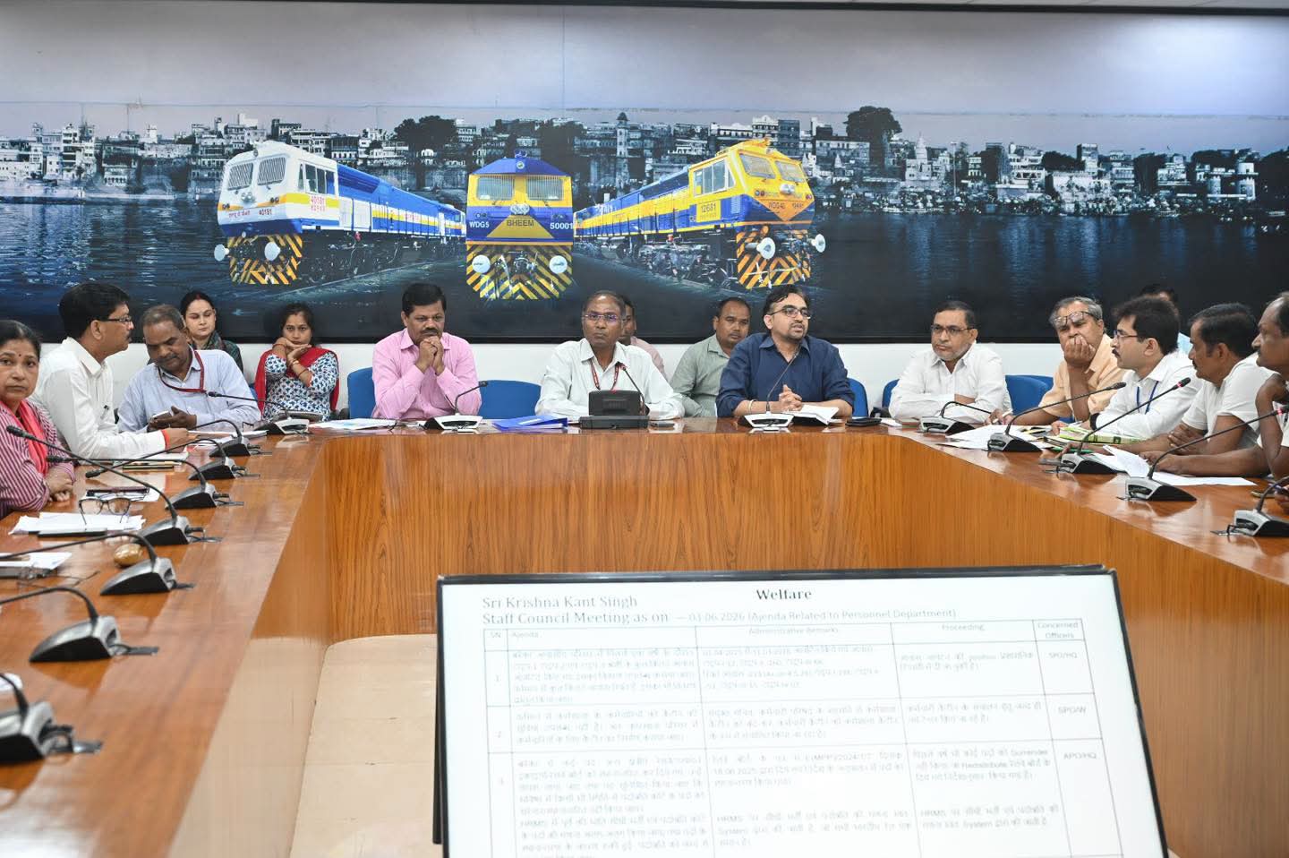 बरेका में कार्मिक विभाग एवं कर्मचारी परिषद के बीच समन्वय बैठक संपन्न, कर्मचारियों की समस्याओं पर सकारात्मक चर्चा