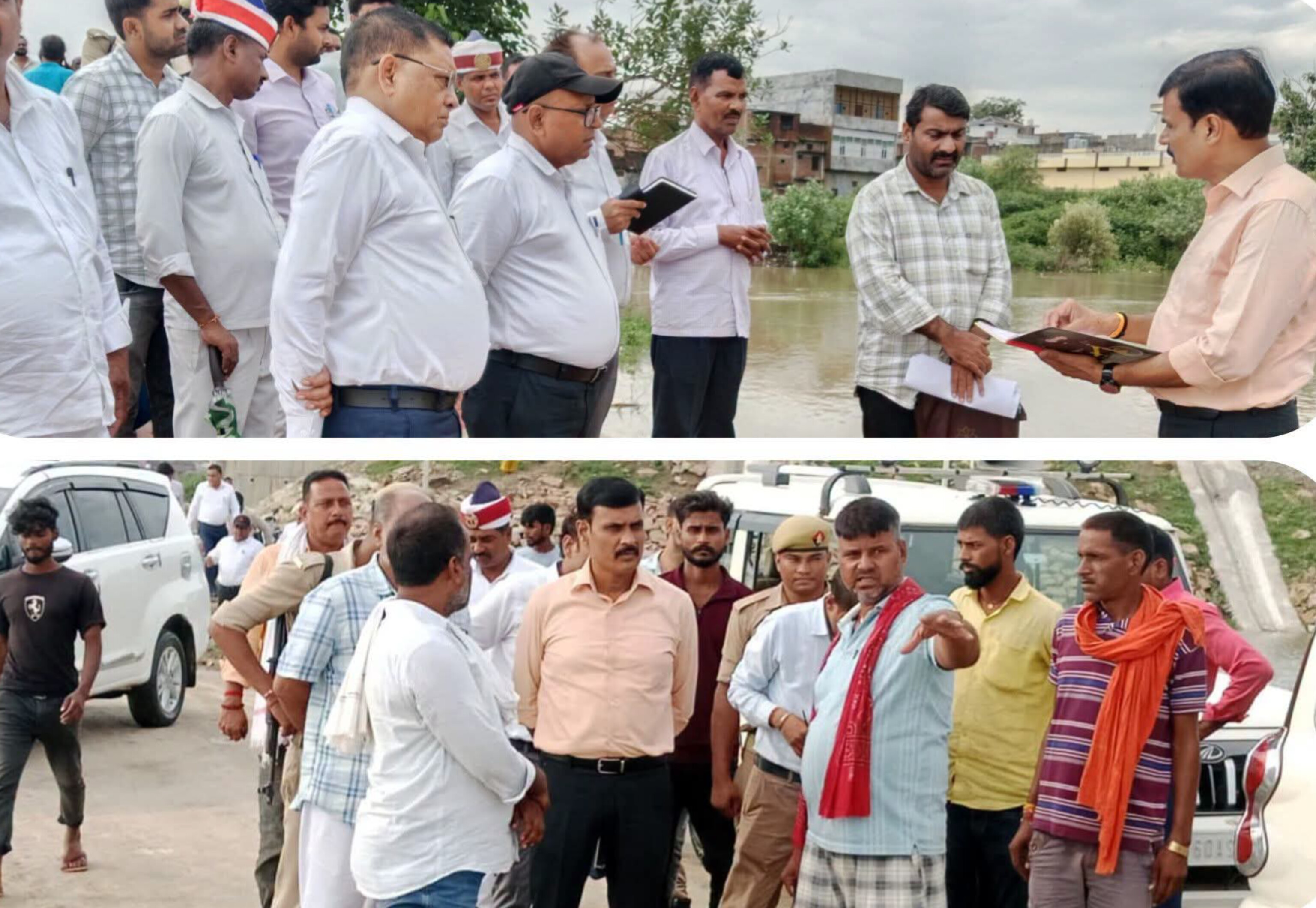 बलिया में उफान पर गंगा, निहोरा नगर के 50 घरों में घुसा पानी: बेपरवाह तंत्र के बीच डीएम का औचक निरीक्षण  ​गंगा का कहर, सरयू की सुस्ती