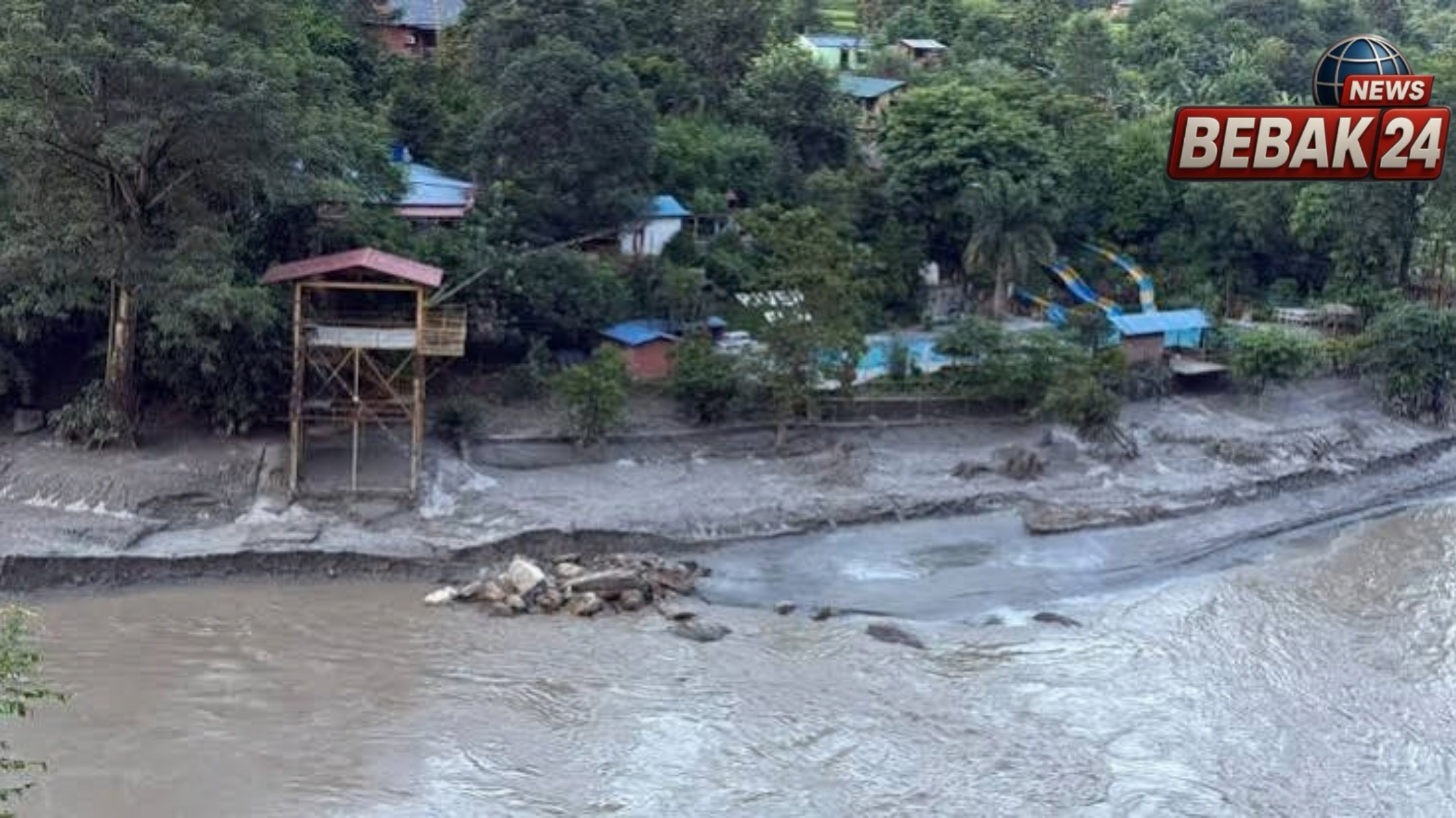 नेपाल में बुढ़ी गंडकी नदी में बाढ़, कई मकान बहे; गांव खाली कराने की सलाह