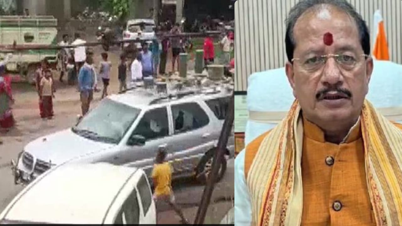  बिहार चुनाव 2025: लखीसराय में भीषण हंगामा, डिप्टी सीएम विजय सिन्हा के काफिले पर पथराव-गोबर से हमला; भड़के सिन्हा ने कहा- 'इन RJD गुंडों की छाती पर चलेगा बुलडोजर!'