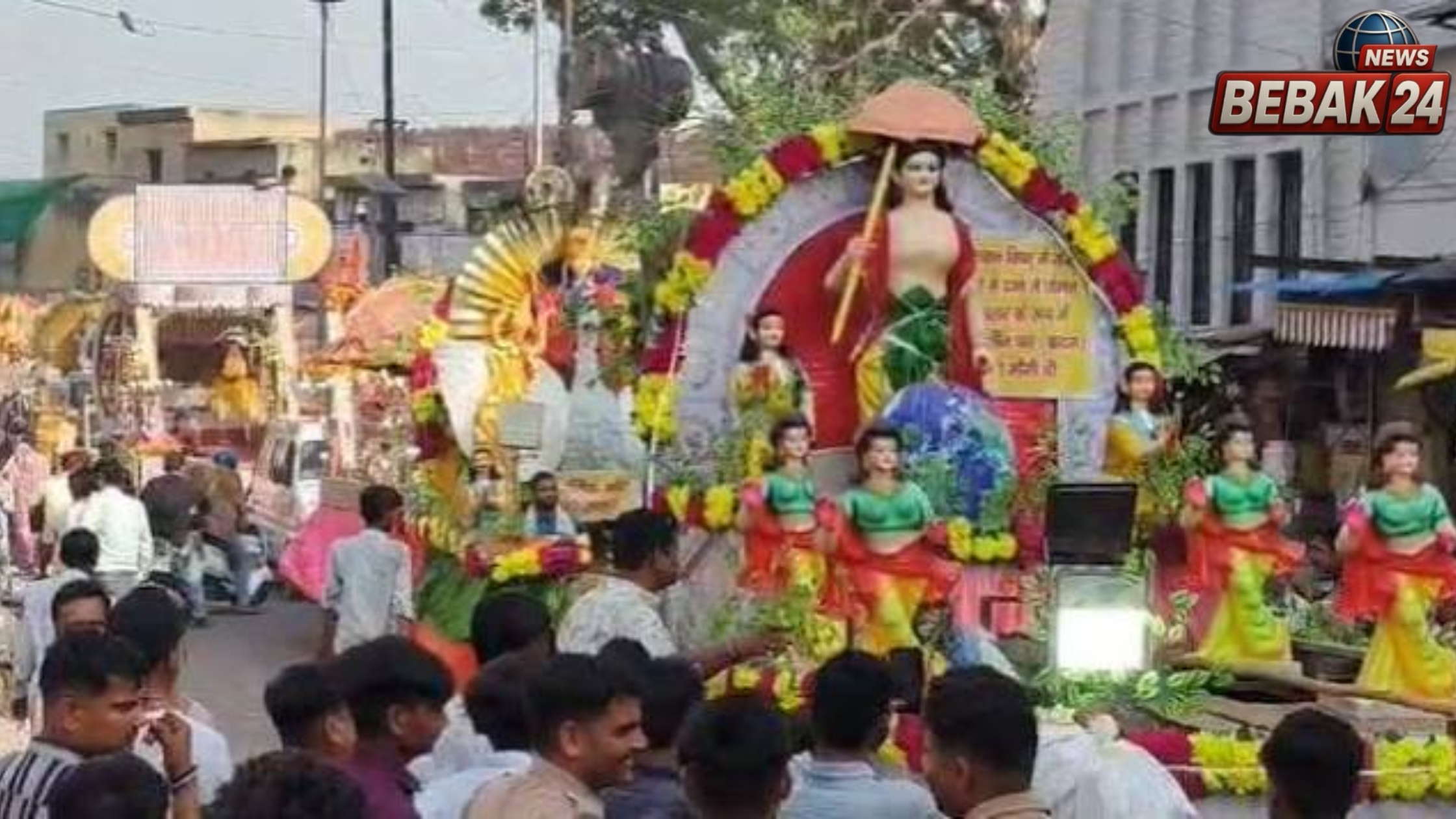 आगरा में निकली भव्य राम बरात, 168 झांकियों के साथ जनकपुरी रवाना हुए श्रीराम