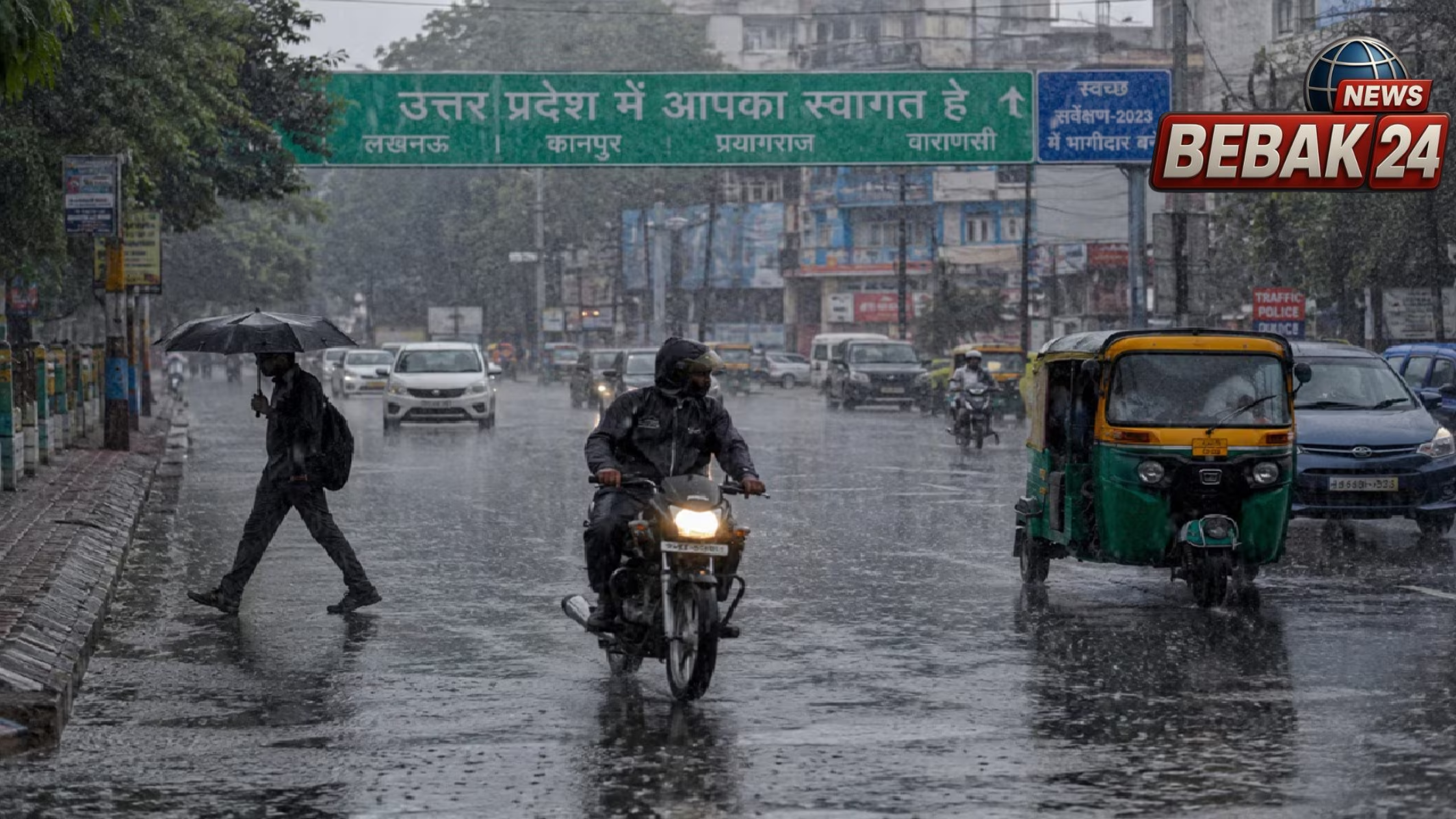 यूपी में आज भारी बारिश का अलर्ट, प्रयागराज-सोनभद्र समेत 17 जिलों पर नजर