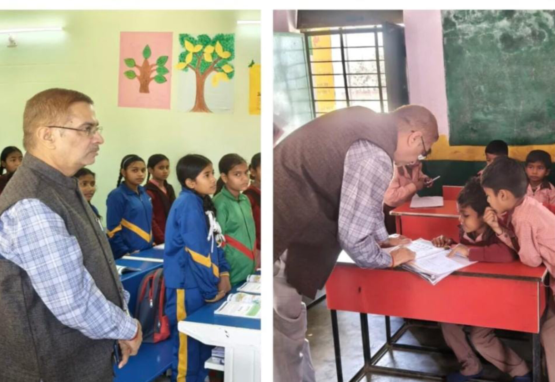 स्कूलों में 'क्लास' लेने पहुंचे जिलाधिकारी, लापरवाहों को दी सख्त चेतावनी!