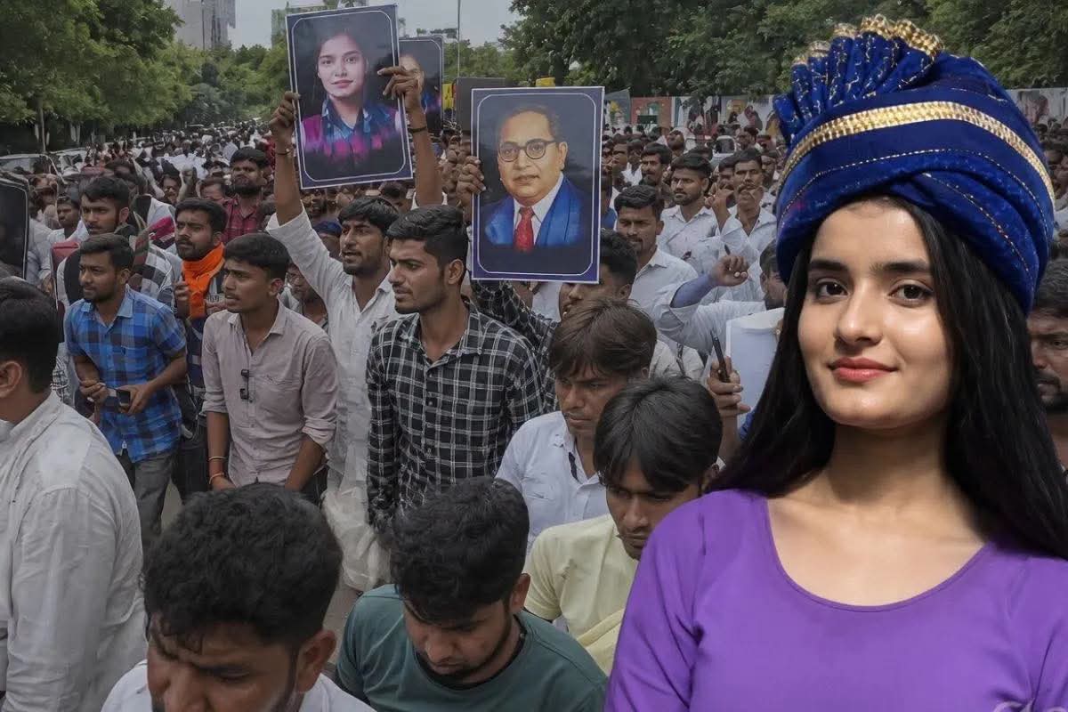मेरठ में दलित छात्रा हत्याकांड पर बवाल: महापंचायत में लाठीचार्ज, प्रदर्शनकारी को थप्पड़ मारने पर सियासत गरमाई