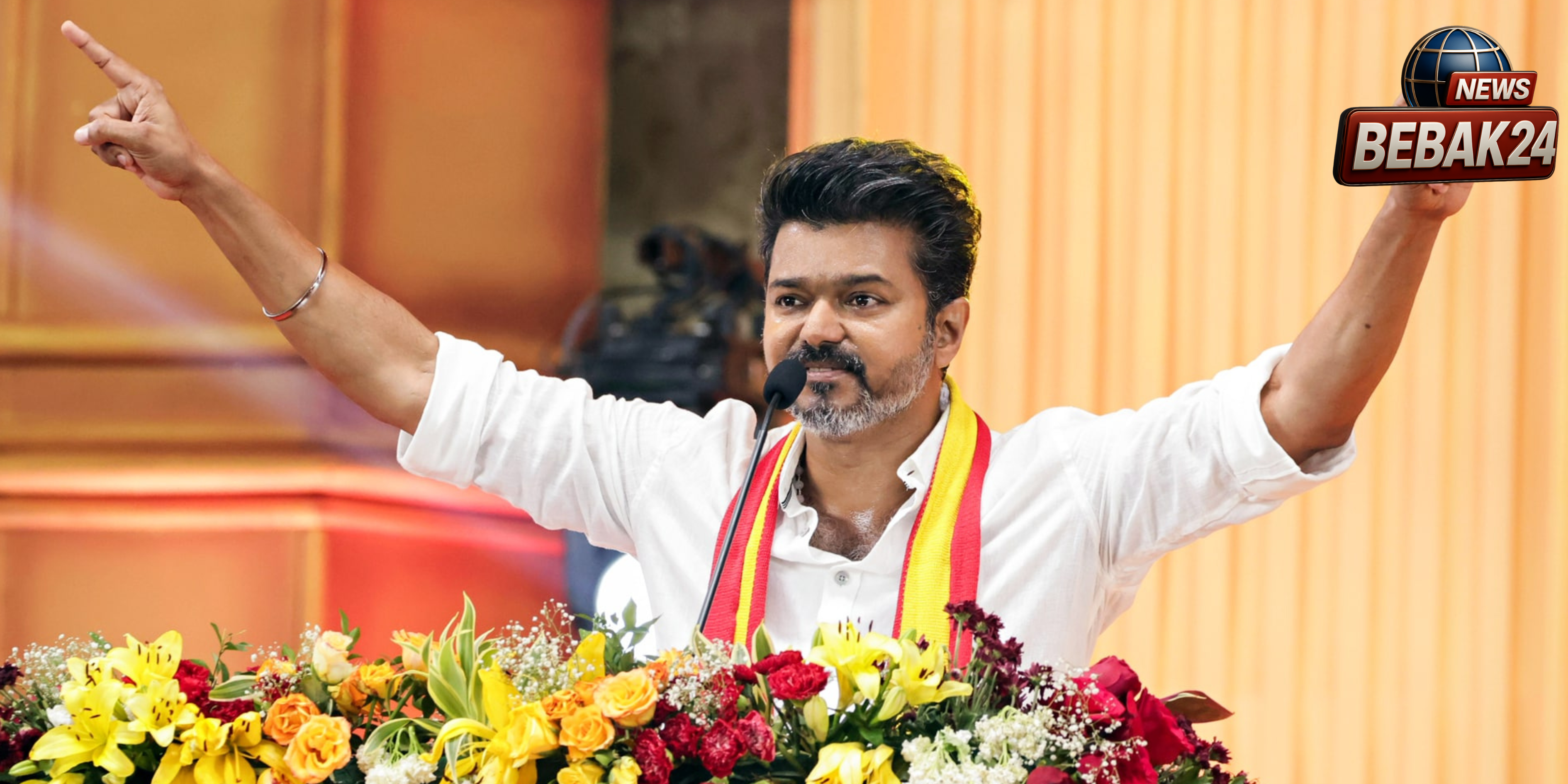 TVK प्रमुख विजय की हुंकार: "DMK-भाजपा में पर्दे के पीछे समझौता; मैं राजनीति में अभिनय नहीं करता, जनता स्टालिन से राज्य को बचाए"