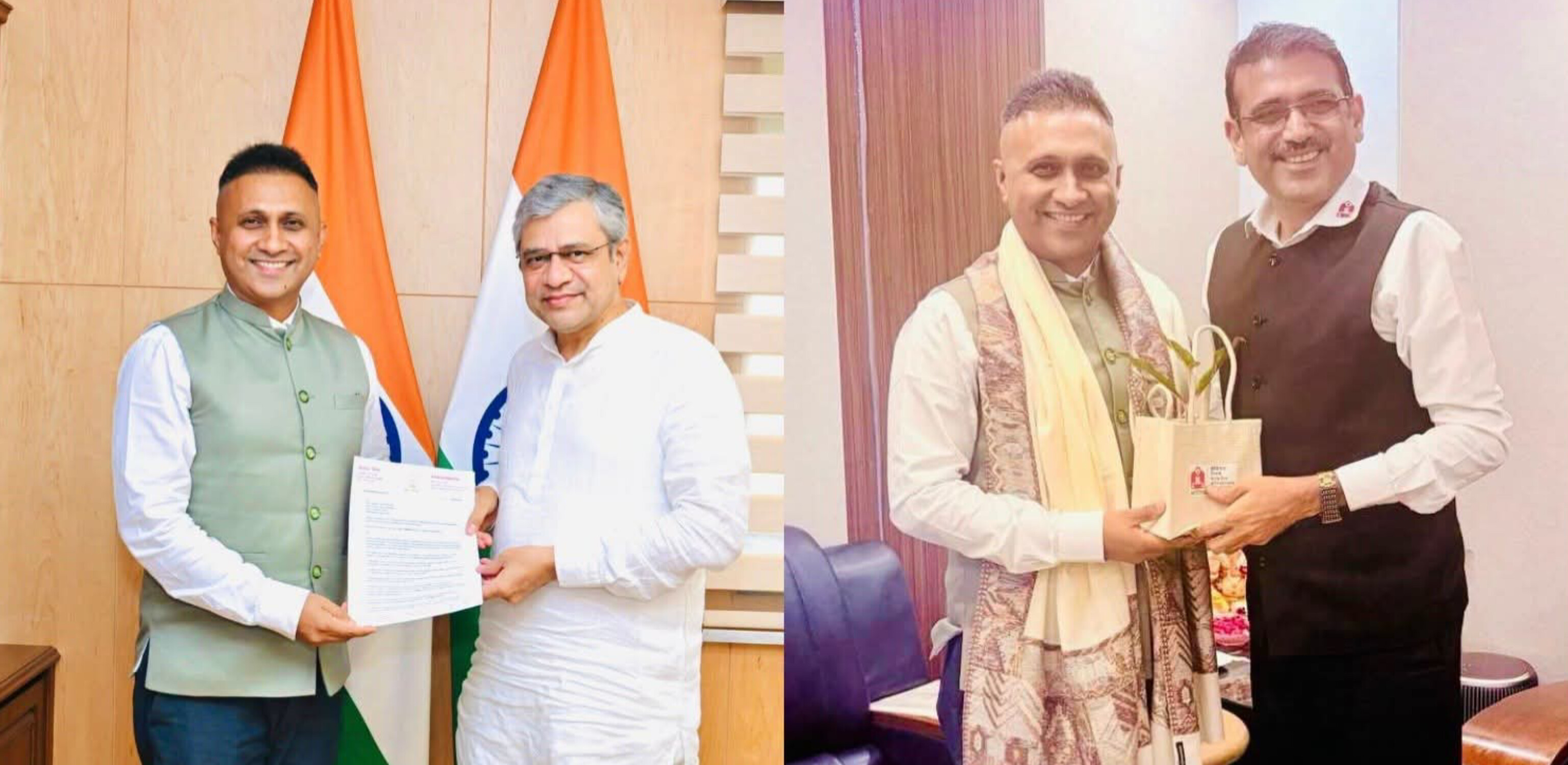 बक्सर विधायक आनंद मिश्र की दिल्ली में बड़ी पहल: रेल मंत्री और रेलवे बोर्ड चेयरमैन से की मुलाकात, इटाढ़ी रेलवे क्रॉसिंग (LC 70B/T) खोलने की उठी मांग