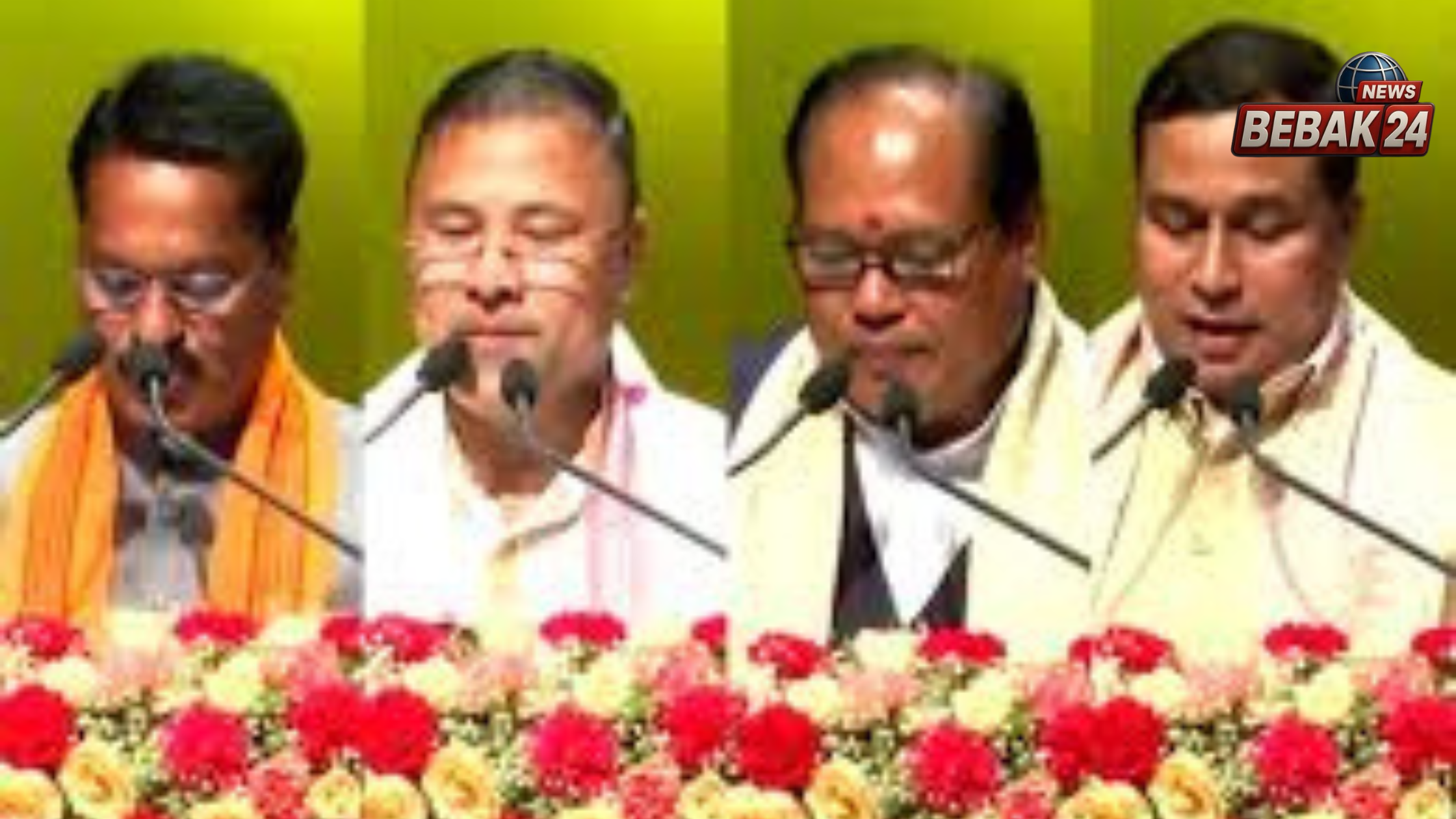 हिमंत सरमा कैबिनेट का महा-विस्तार: 12 मंत्रियों ने ली शपथ; पुराने दिग्गजों का दबदबा, 4 नए चेहरों की एंट्री