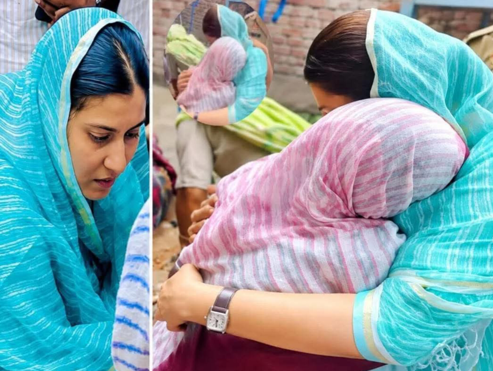 इकरा हसन के गले लग फूट-फूट कर रोईं मृतक आदित्य की दादी, कैराना सांसद ने बढ़ाया मदद का हाथ