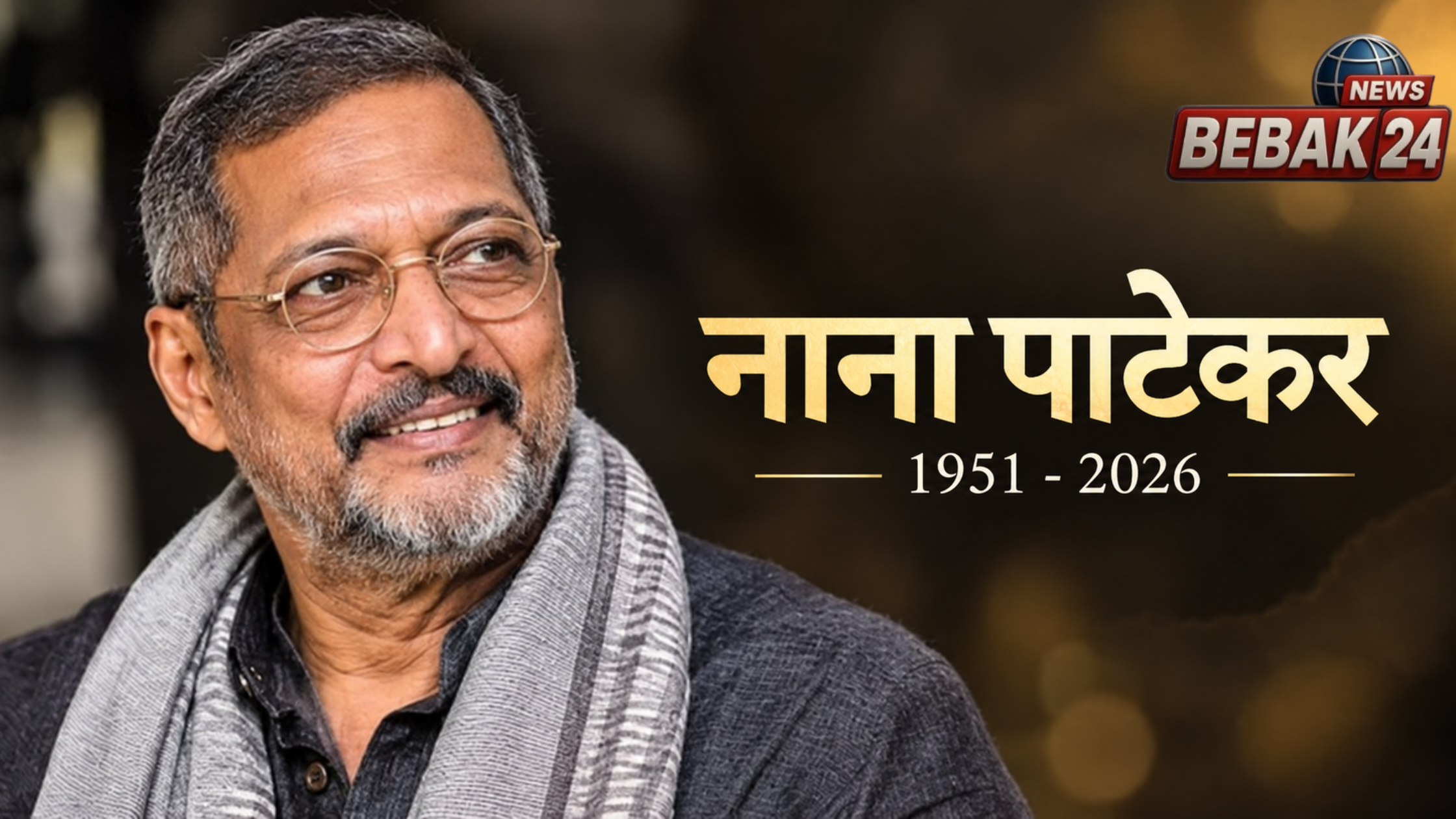 नाना पाटेकर का निधन, 75 की उम्र में ली अंतिम सांस; 45 मिनट तक चला बचाने का प्रयास