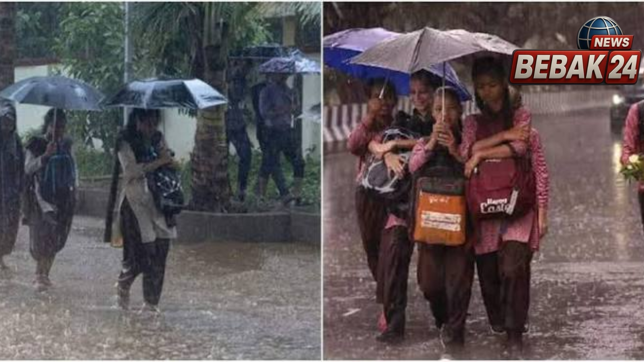 यूपी: भारी बारिश के चलते कक्षा 1 से 8 तक के स्कूलों में छुट्टी घोषित, यहां आ गया प्रशासन का आदेश
